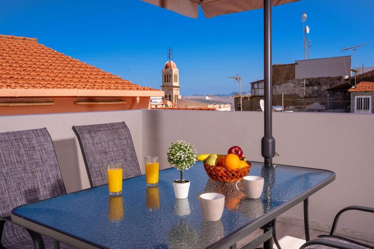 White & Gray Apartment Rethymno  Bagian luar foto