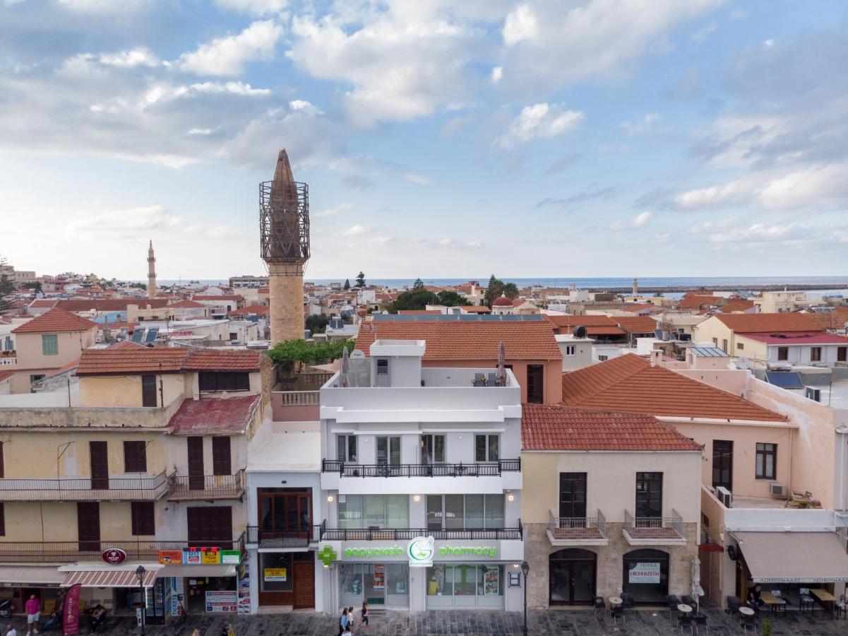 White & Gray Apartment Rethymno  Bagian luar foto